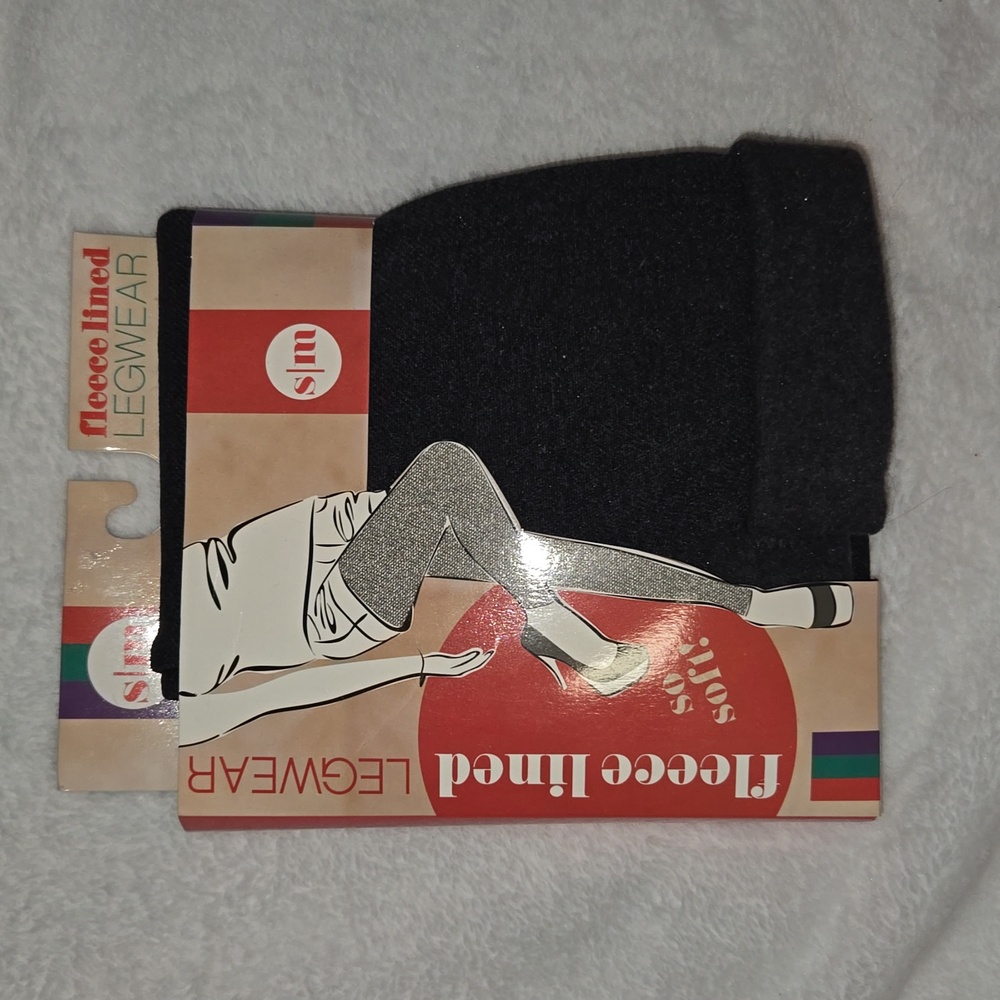 New Women's Super Soft Fleece Lined Leggings Small/Medium S/M